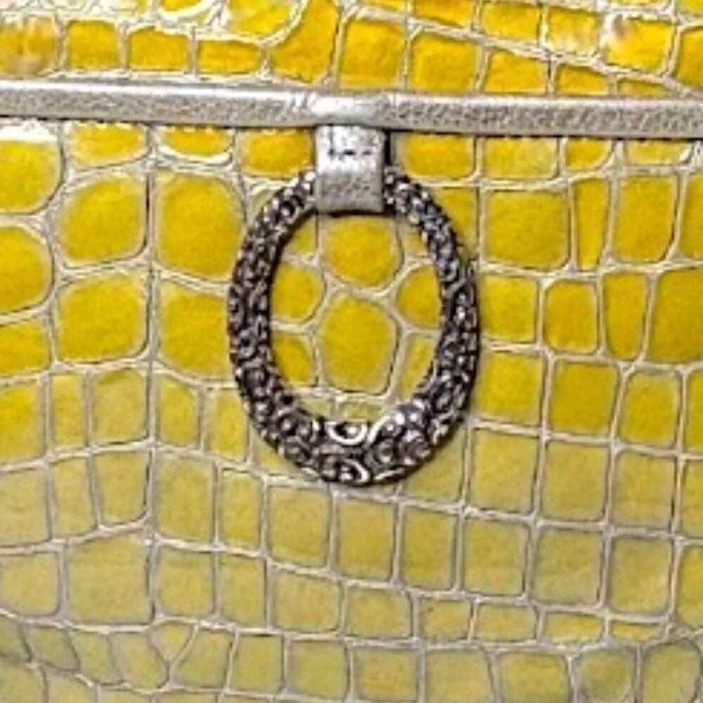 Brighton Jane Pale Gold Shoulder Bag with Silver Hardware